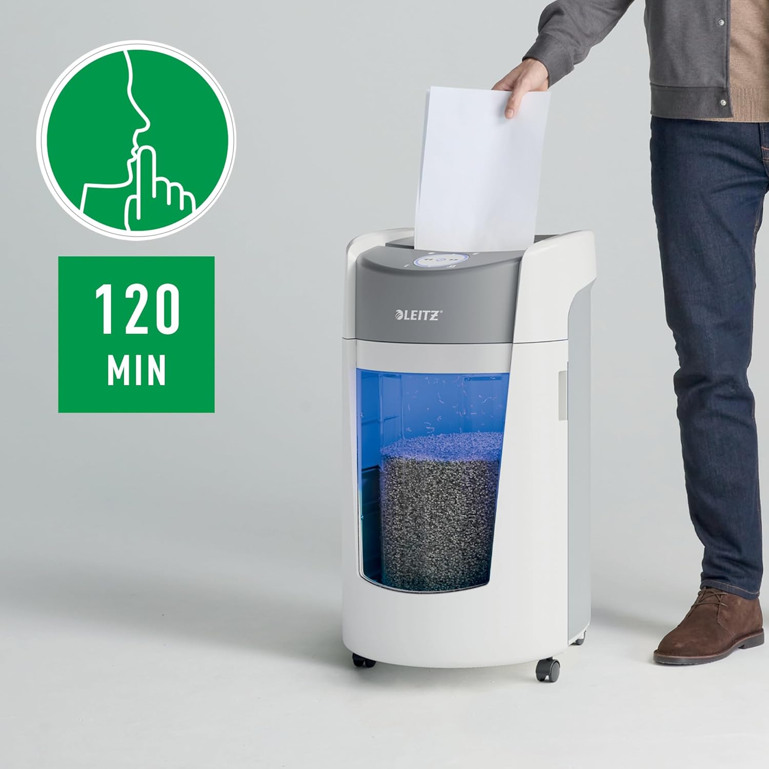 Leitz Best Micro Cut Shredder 10 Sheets 35L Bin