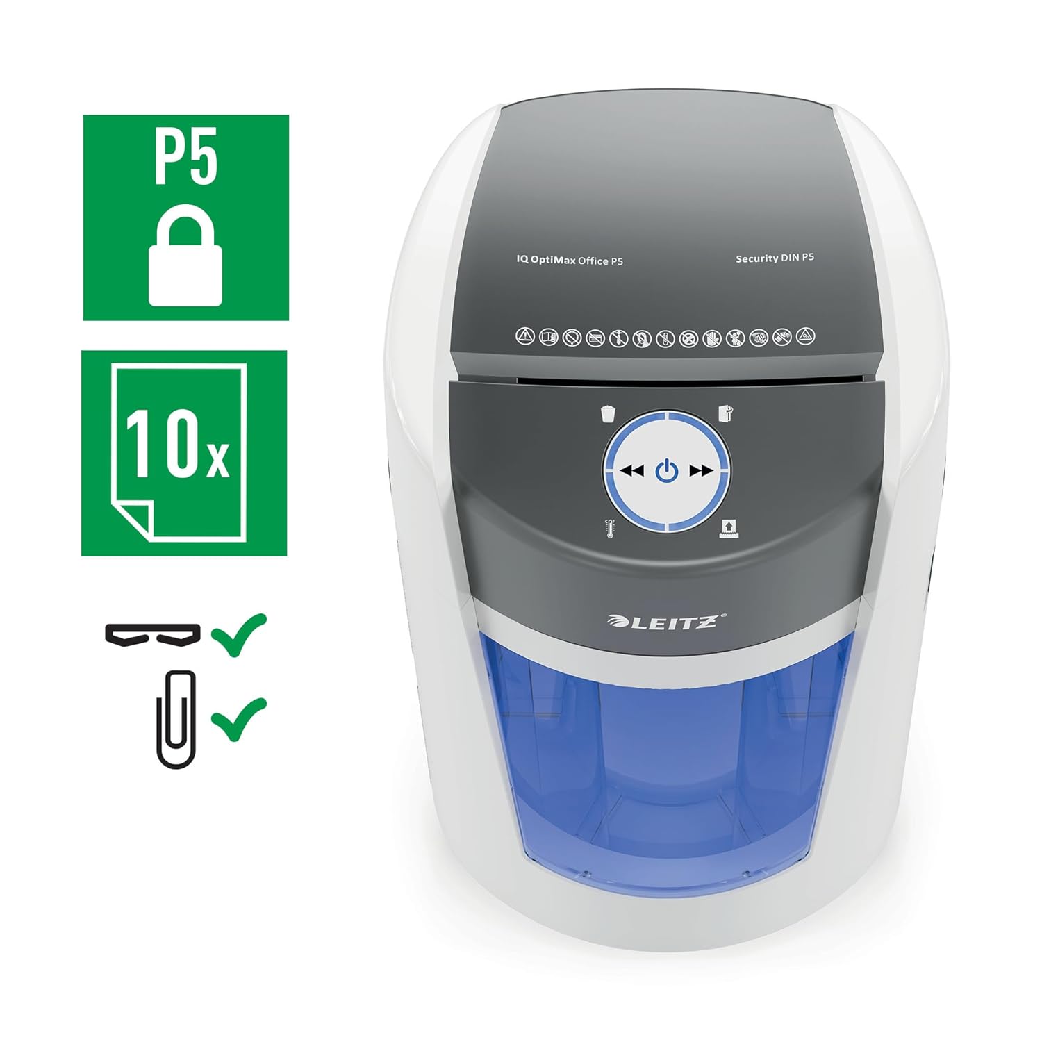 Leitz Best Micro Cut Shredder 10 Sheets 35L Bin